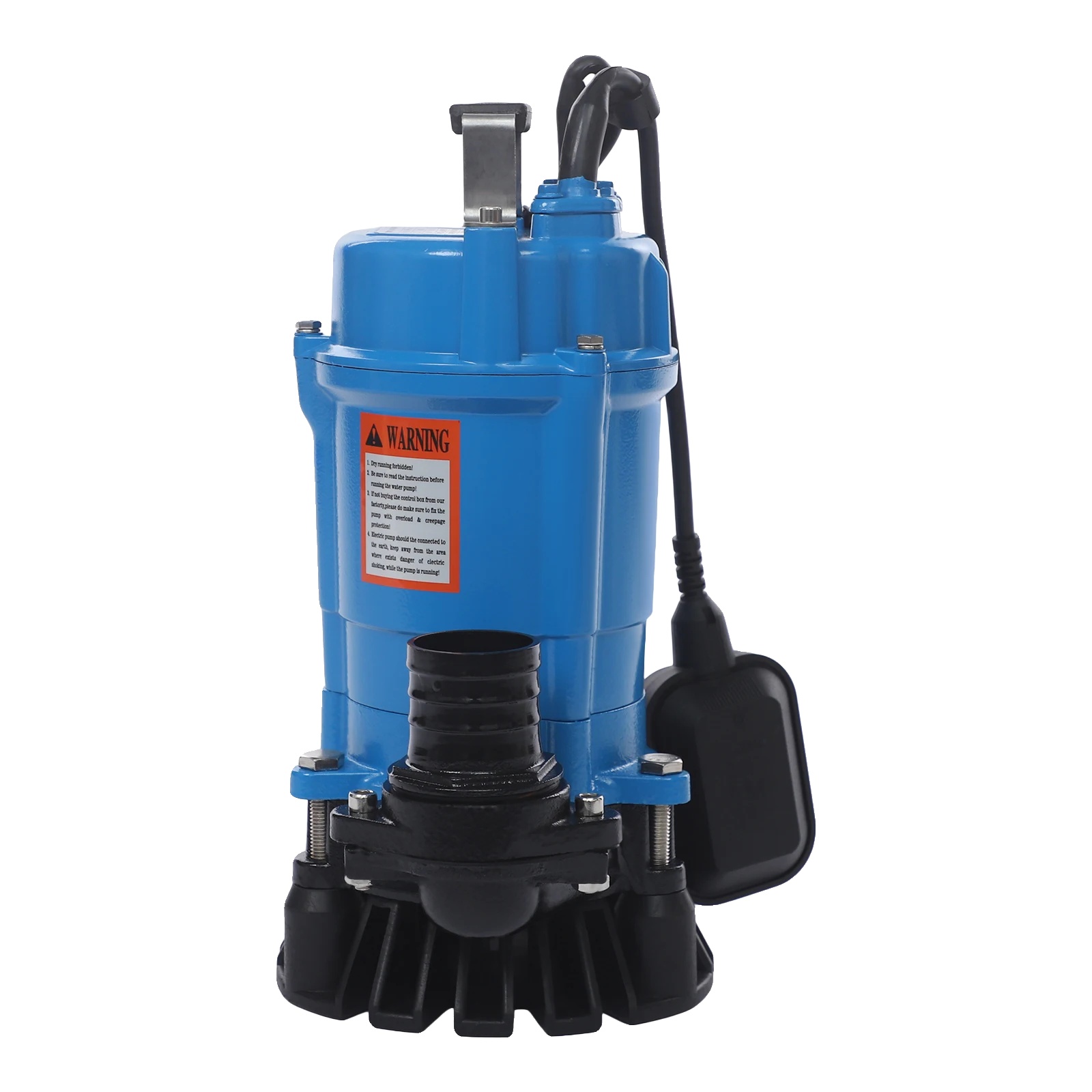 Tauchpumpe, Hohe Förderleistung, Robuste Bauweise, 750 W, Blau, Eu-b