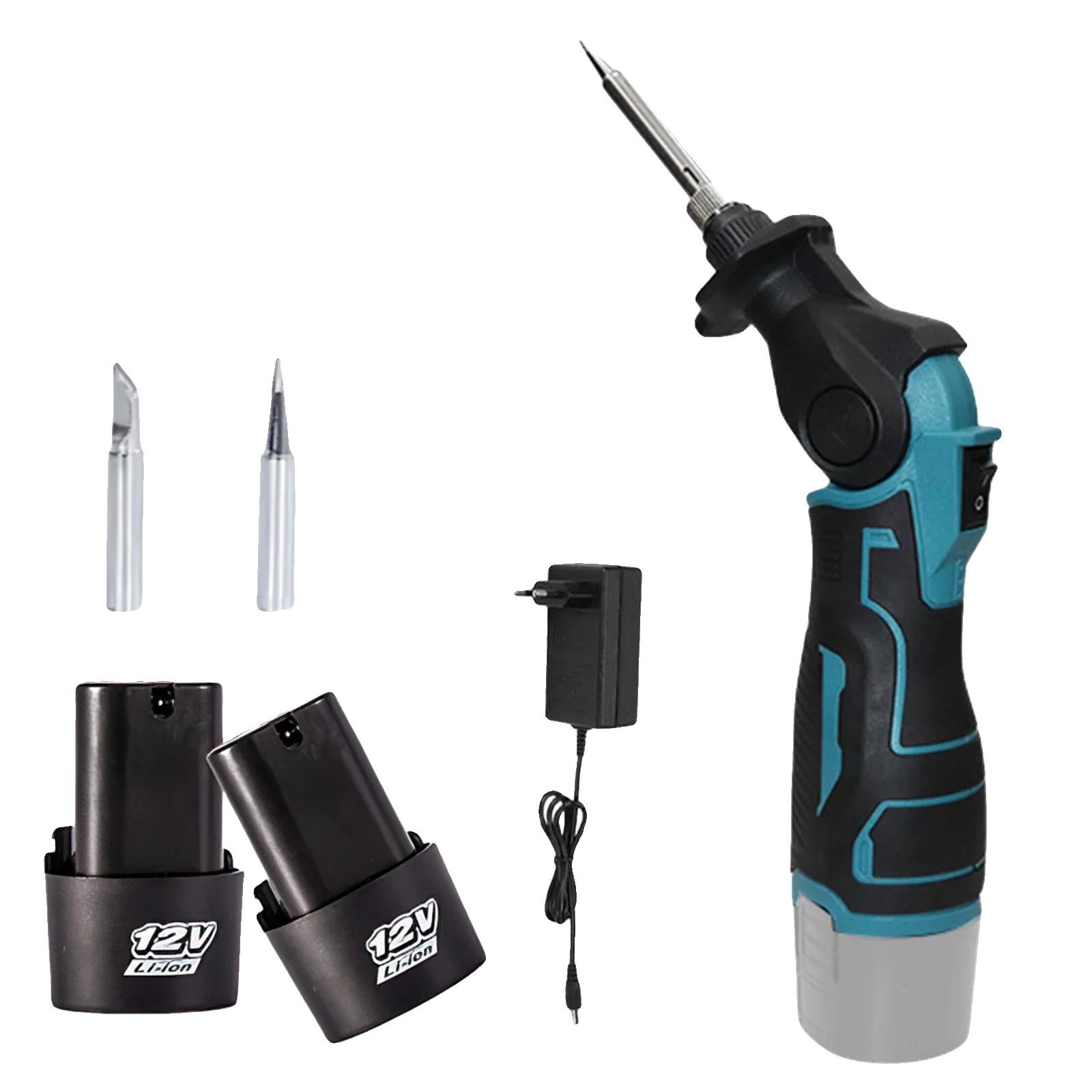 Lötkolben, Einstellbare Temperatur, Schnelle Aufheizfunktion, Eu-2-batterie, 1 Stecker