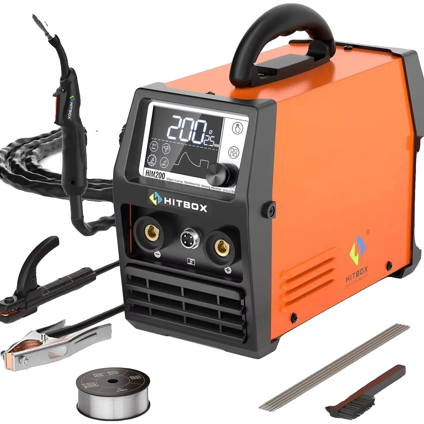 Schweißgerät, 4-in-1-funktionalität, Tragbares Inverter-design, Hitbox Him200