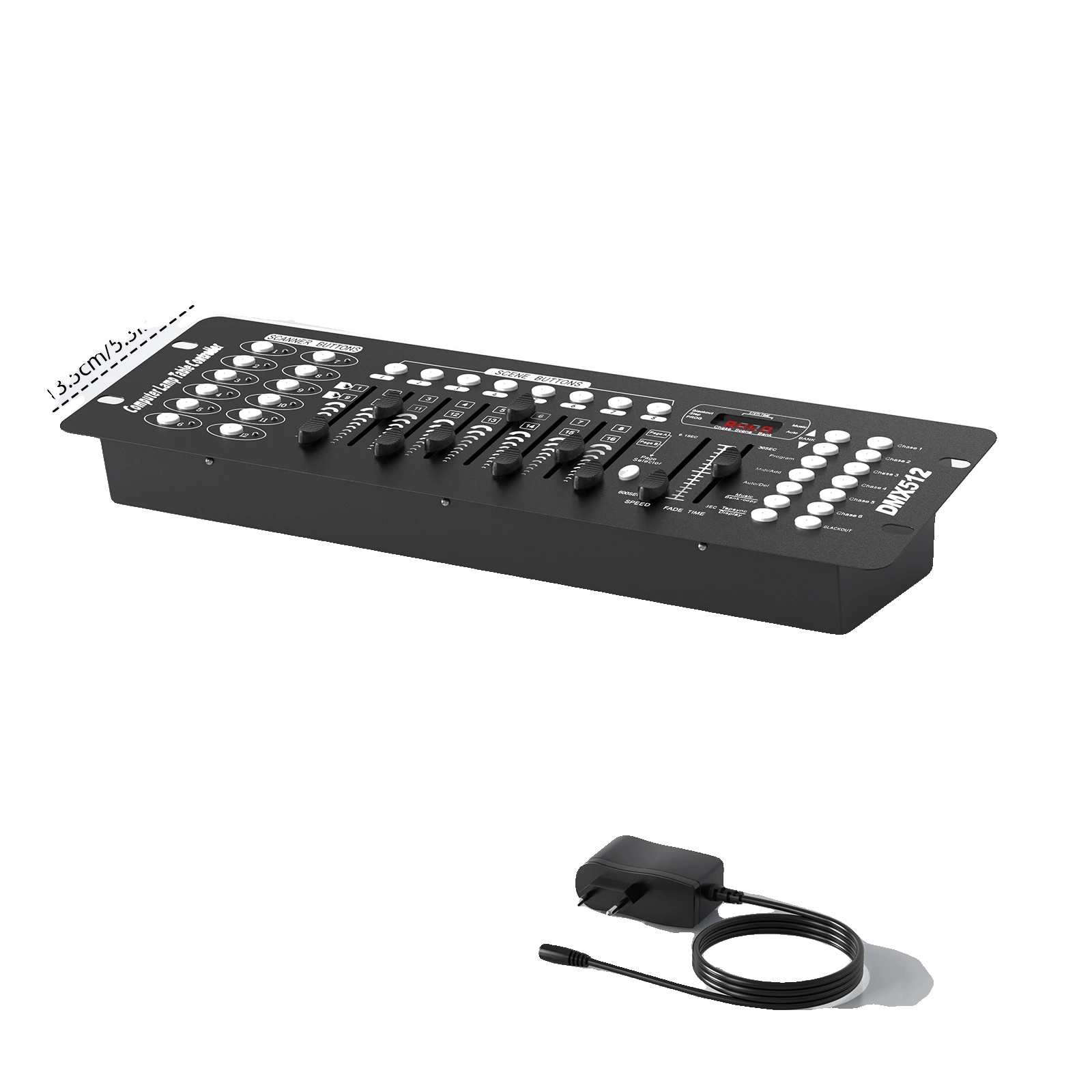 Dmx-controller, 192 Kanäle, Eingebautes Mikrofon, Eu-stecker