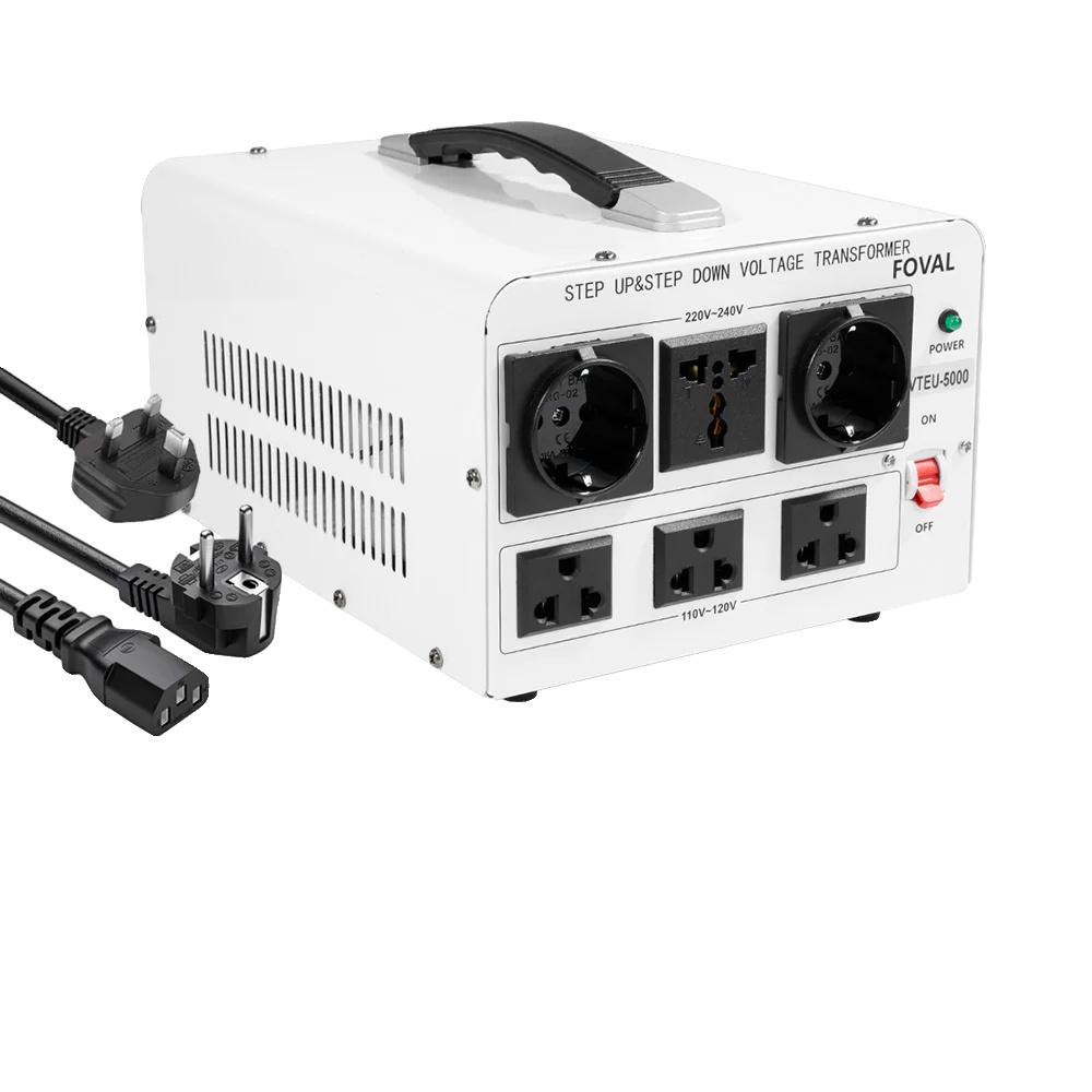 Spannungswandler Mit Aufwärts- Und Abwärtsfunktion, Hohe Leistung, 5000 Va-2eu-un-3us, 110 V-220 V-b