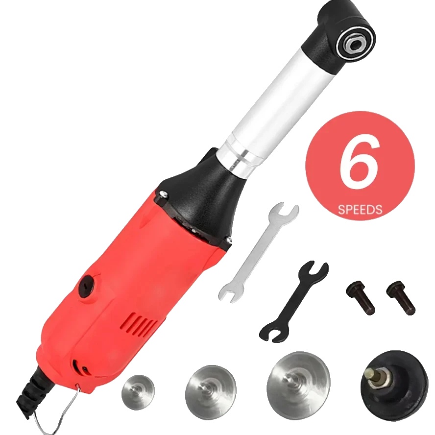 Schleifmaschine, 350 W Leistung, 6 Einstellbare Geschwindigkeiten, Rot (basisausführung)