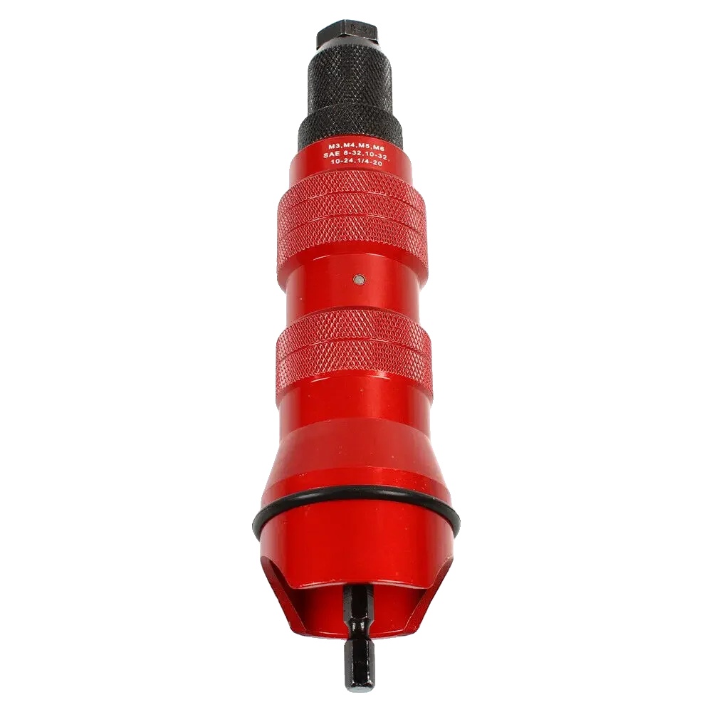 Nietadapter, Mehrkomponenten-materialien, Hochwertige Stahlkonstruktion, Rot