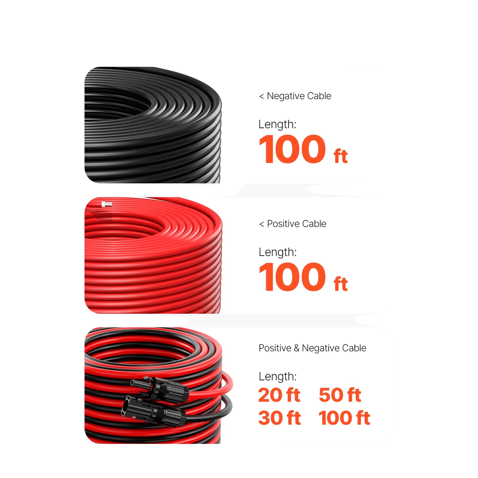 Verlängerungskabel Für Solarmodule, 10 Awg, Wasserdicht, Rot
