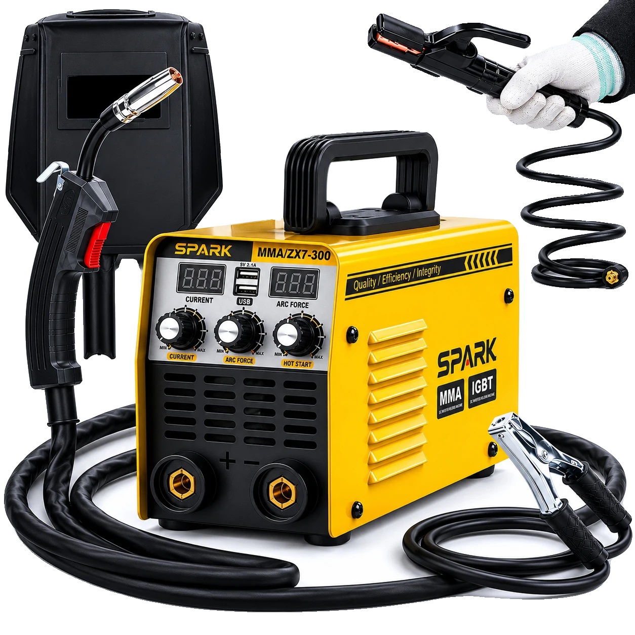Inverter-schweißgerät, Dual-display, Tragbares Design, Mma-250