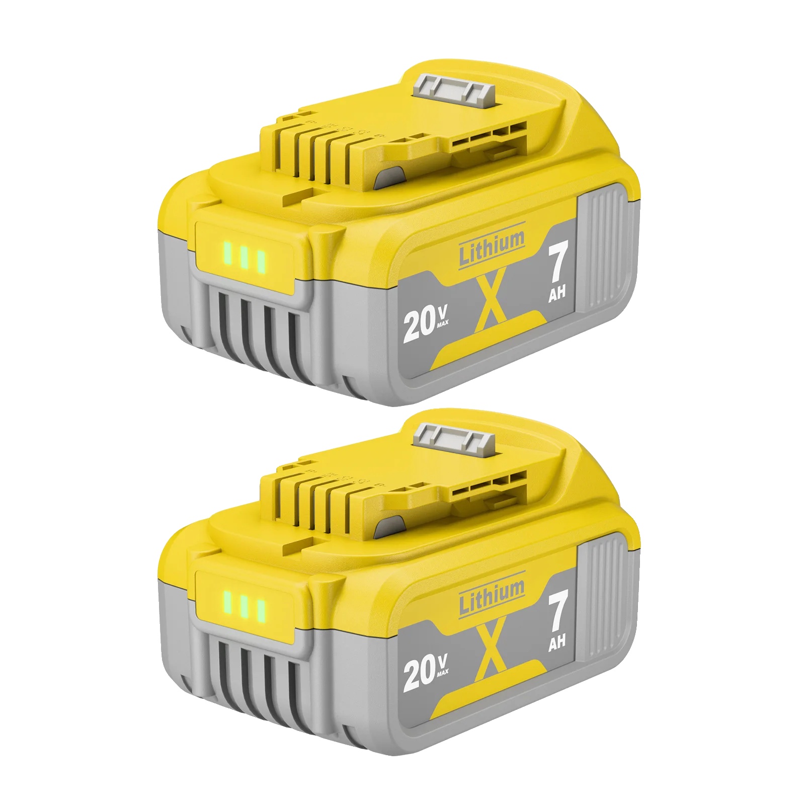 Ersatz-lithium-ionen-akku, 7000 Mah Kapazität, Vielseitige Kompatibilität, 2 Akkus