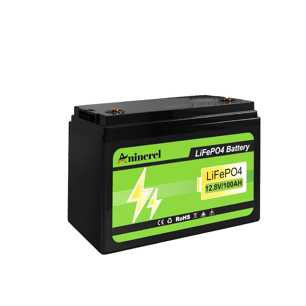 Lifepo4-akku, 100 Ah Kapazität, Integriertes Batteriemanagementsystem, 12 V 100 Ah