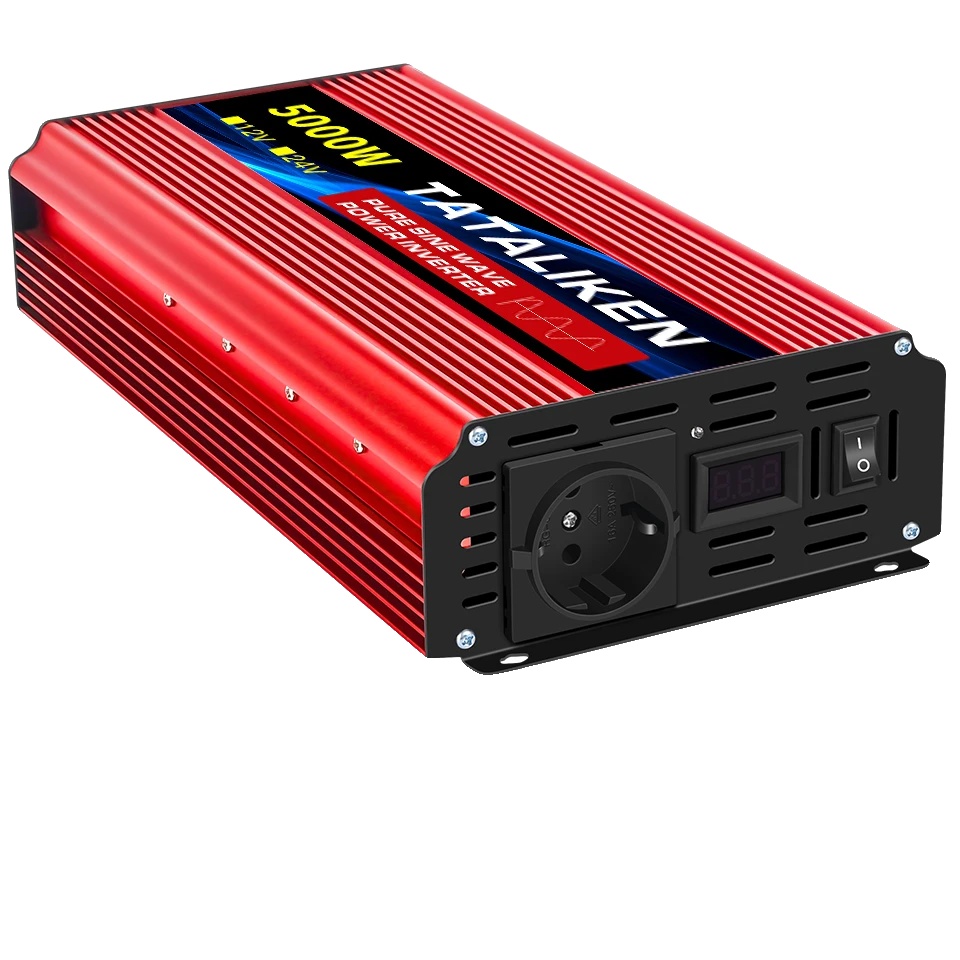 Wechselrichter, Digitalanzeige, Temperaturgesteuerter Lüfter, 5000 W-a, 24 V-a, 220 V-c