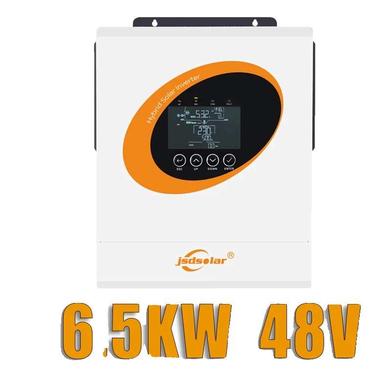 Hybrid-solarwechselrichter, Reiner Sinuswellenausgang, Wlan-überwachung, 6,5 Kw, 48 V Mit Wlan, 220–240 V, 48 V
