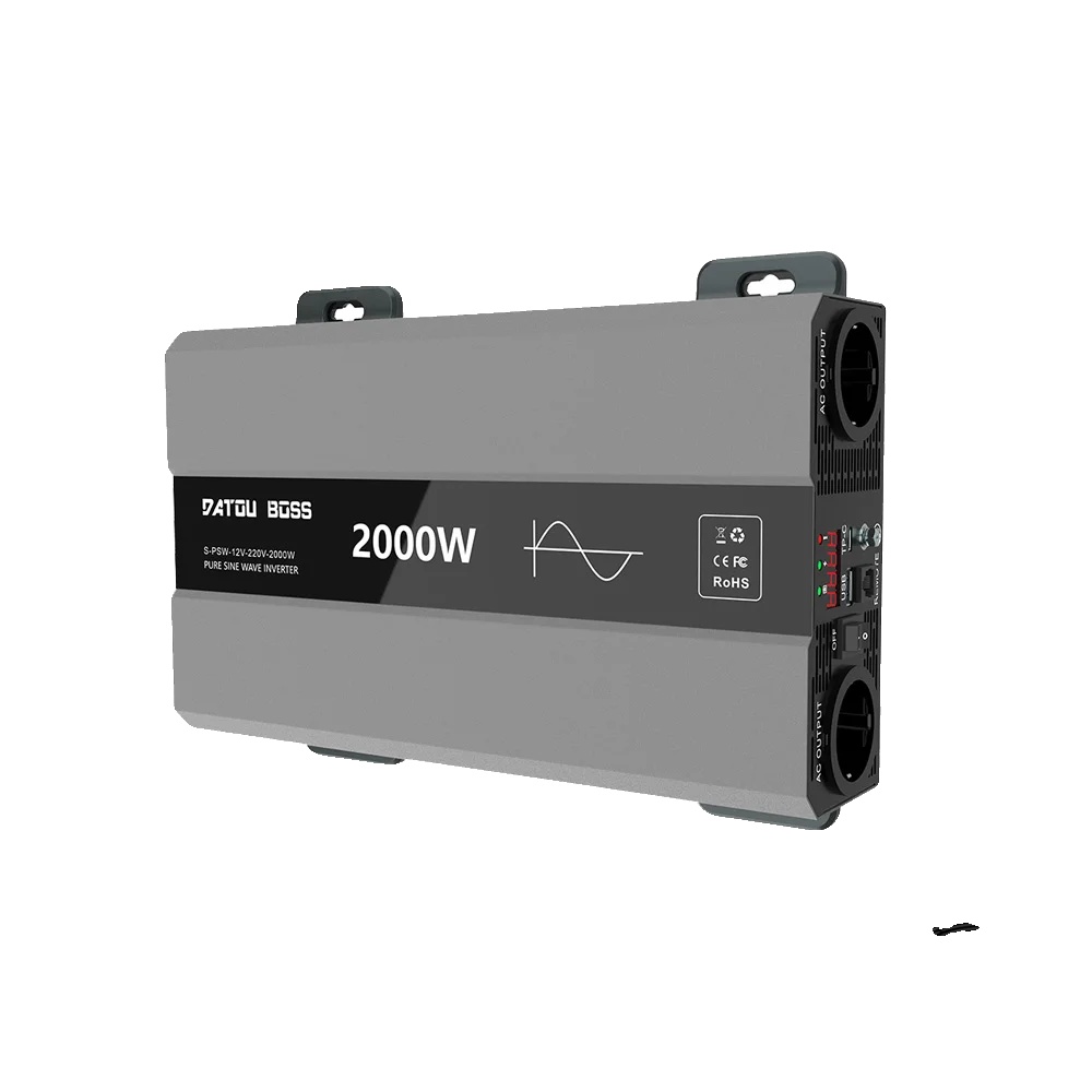 Wechselrichter, Reine Sinuswelle, Mehrere Ausgänge, 2000 W, 12-v-version, Europa, 12 V, 220–230 V, 50 Hz