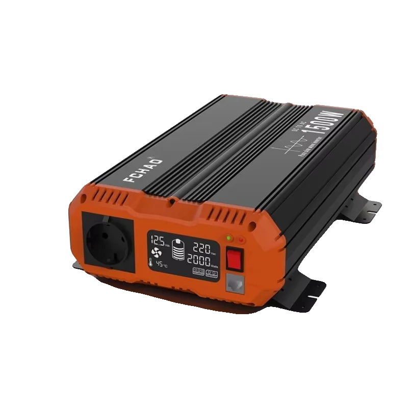 Wechselrichter, Reiner Sinuswellenausgang, Benutzerfreundliches Display, Psc-1500w, Europa, 12 V, 220–240 V