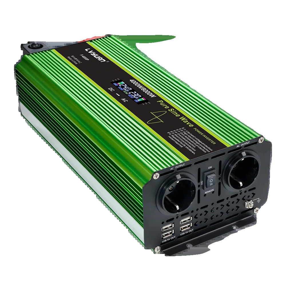 Wechselrichter, Reine Sinuswelle, Hoher Wirkungsgrad, 8000 W Spitzenleistung, Europa-a, Dc 12 V-a, Ac 220–240 V-a