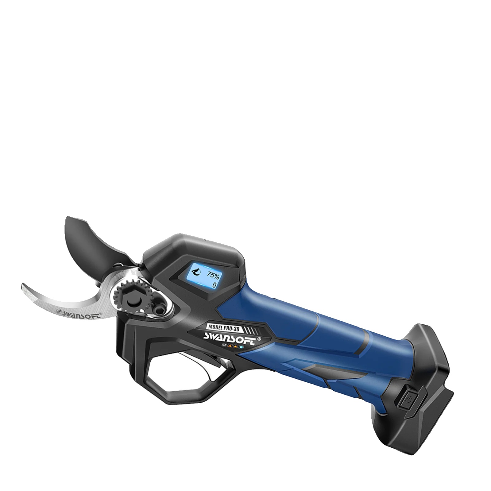 Elektrische Gartenschere, Kohlenstoffstahl, Ergonomisches Design, Pru30
