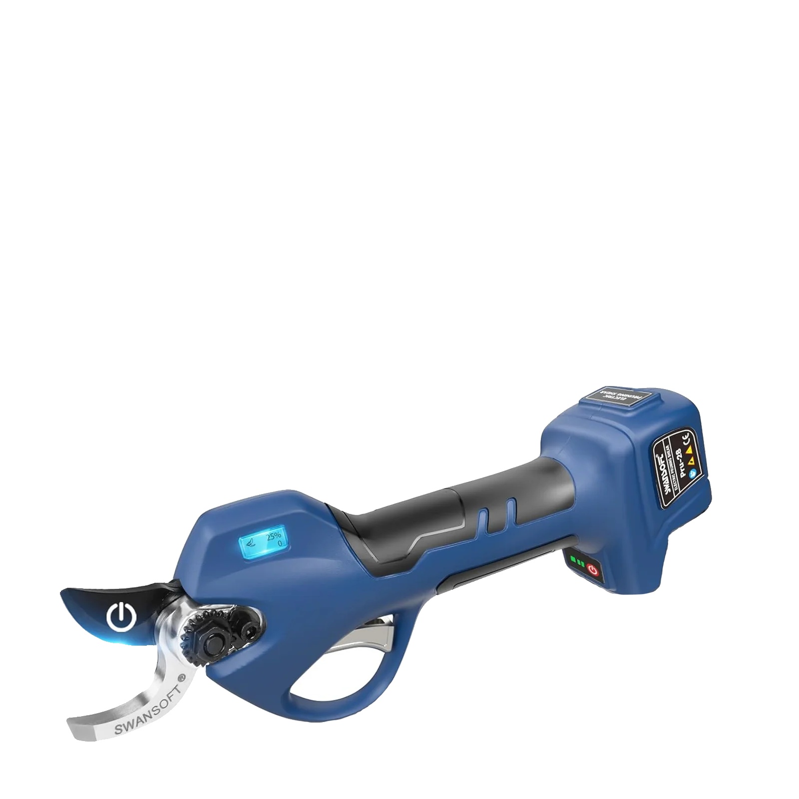 Elektrische Gartenschere, Kohlenstoffstahl, Ergonomisches Design, Pru28