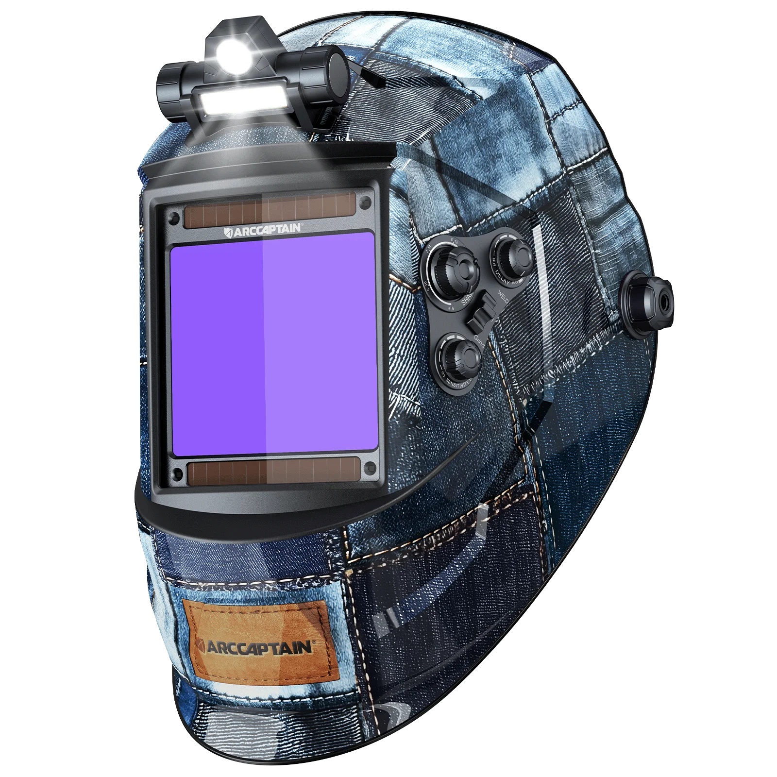 Schweißhelm, Automatische Abdunkelung, Led-licht, E