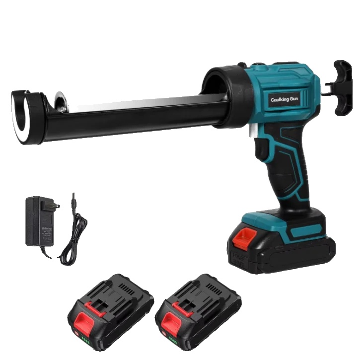 Kartuschenpistole, 4 Einstellbare Geschwindigkeiten, Helle Led, Blau B, Mit 2 Batterien