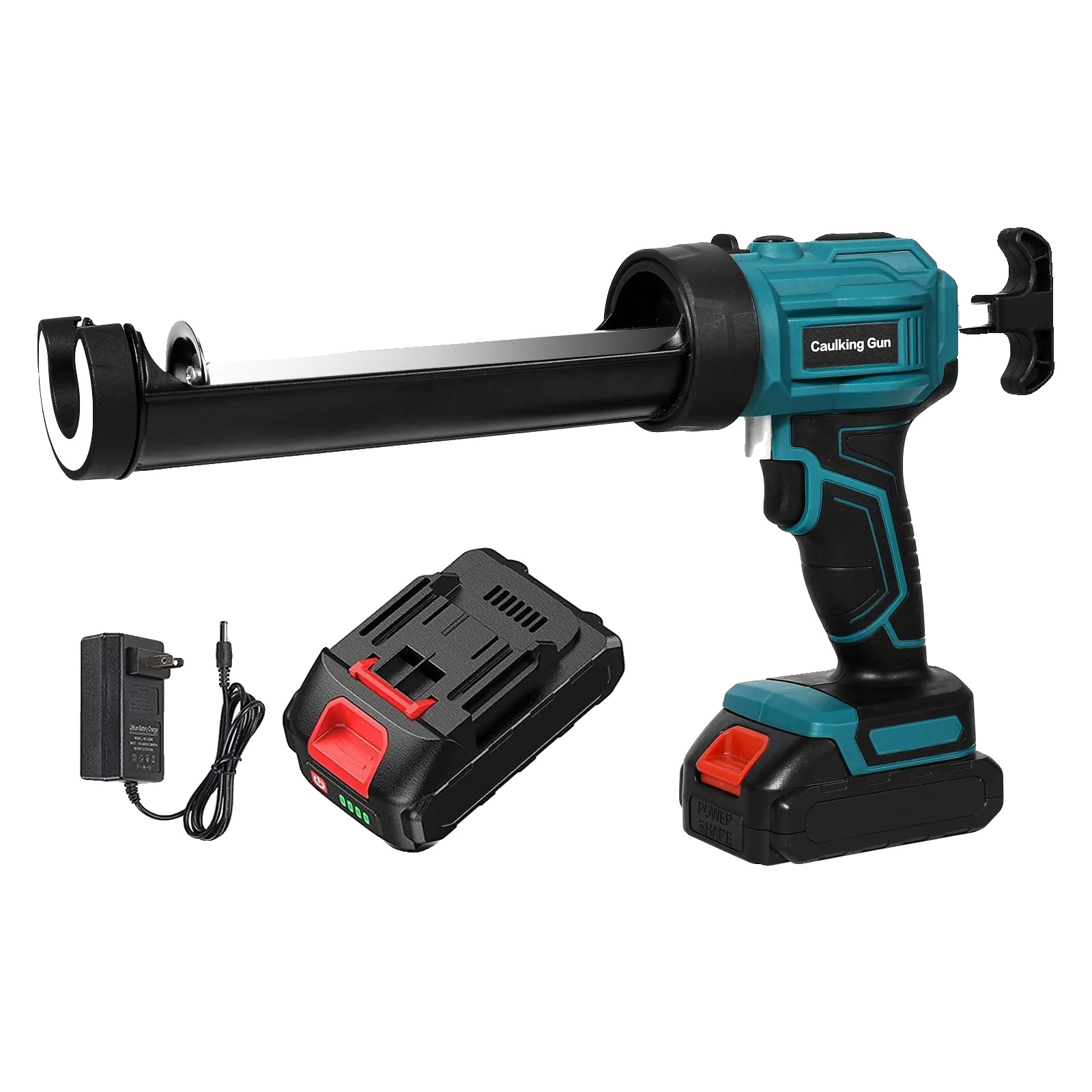 Kartuschenpistole, 4 Einstellbare Geschwindigkeiten, Helle Led, Blau B, Mit 1 Batterie