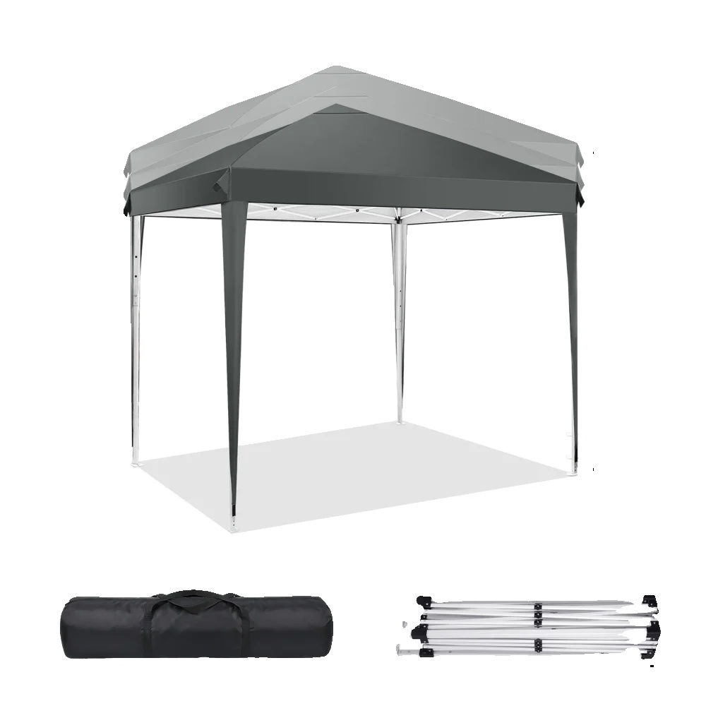 Pop-up-markise, Wasserdicht, Höhenverstellbar, Dunkelgrau