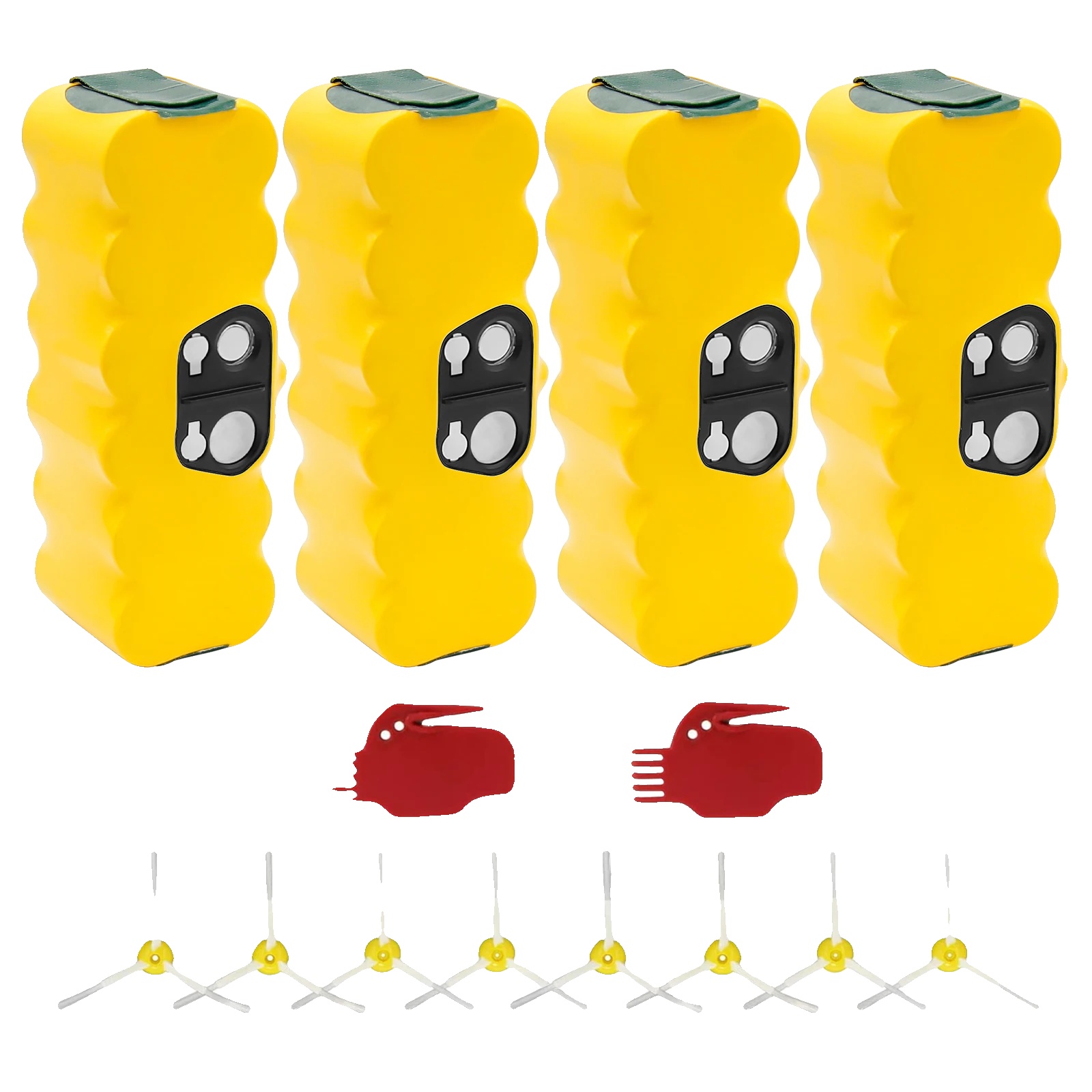 Akku, 6000 Mah Kapazität, Kompatibel Mit Der Irobot Roomba Serie, 4bat Mit Netzteil, 14,4 V Wechselstrom