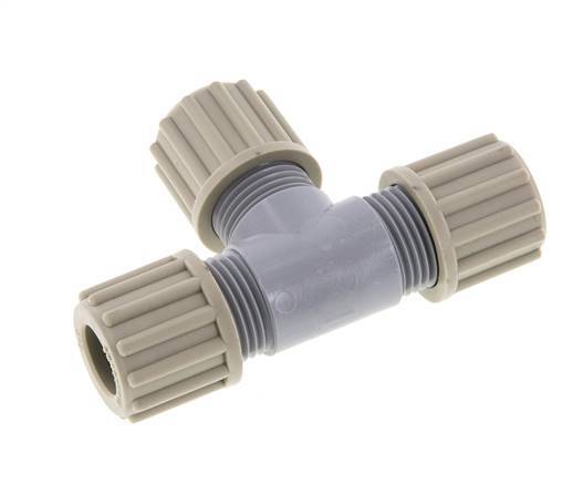 12x9mm PA T-Form Klemmringverschraubung 10 Bar