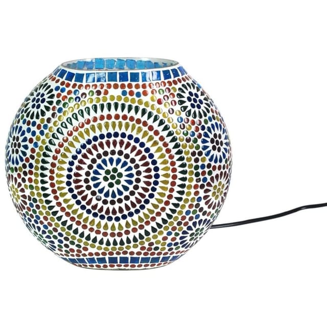 Signes Grimalt Möbel Desktop -Lampe Mosaiklampen Multicolor 13x25x24cm 16158