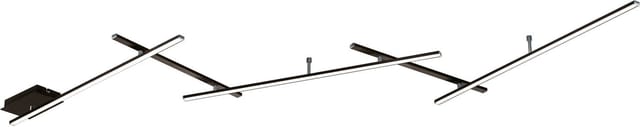 Led Deckenschiene indira Schwarz schwenkbar, Breite bis 245cm