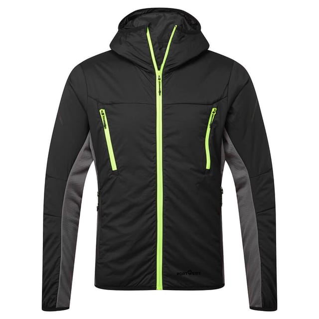 Portwest EV4 Isolierende Hybridjacke Regulär Schwarz M