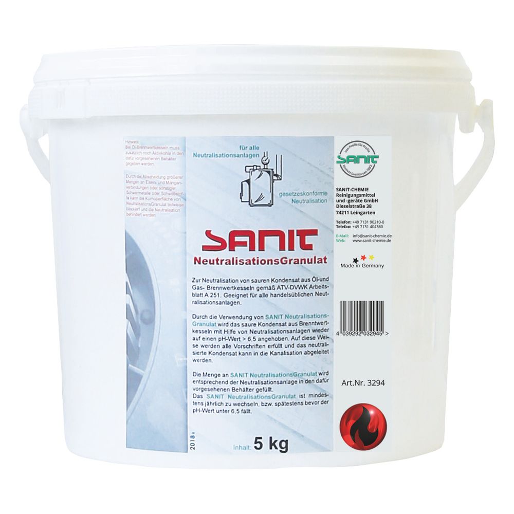 Sanit Neutralisationsgranulat, 5kg, 3294