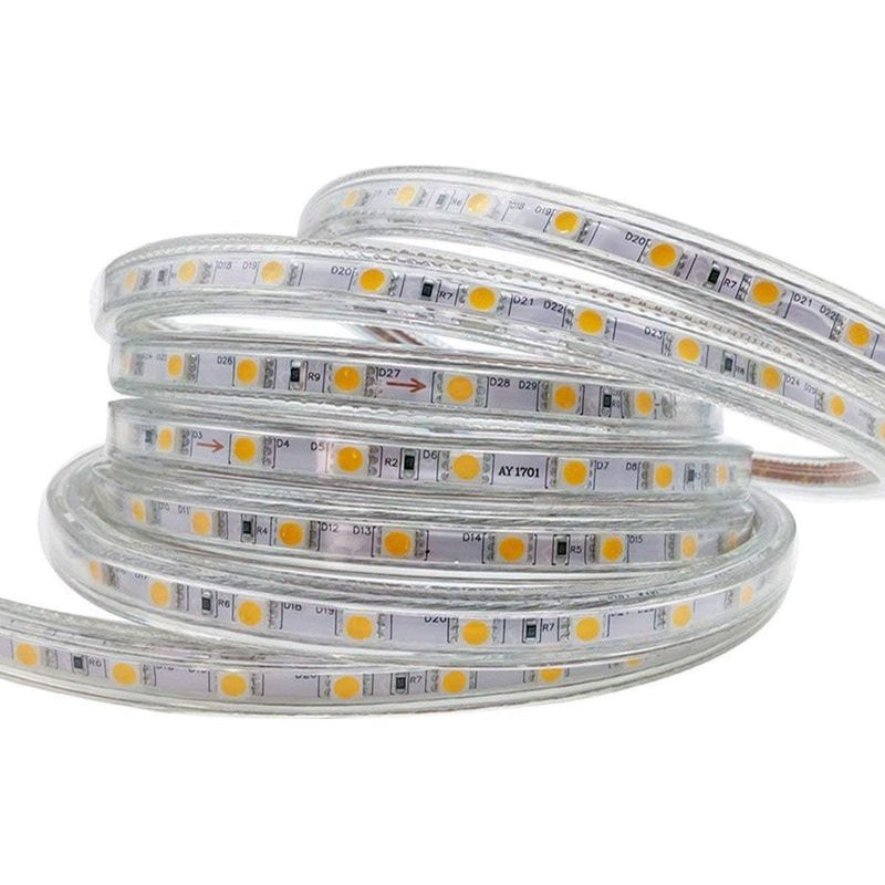 Led-streifen Mit Schalter, 1 M, 220 V, Ip65 Wasserdicht, Blau