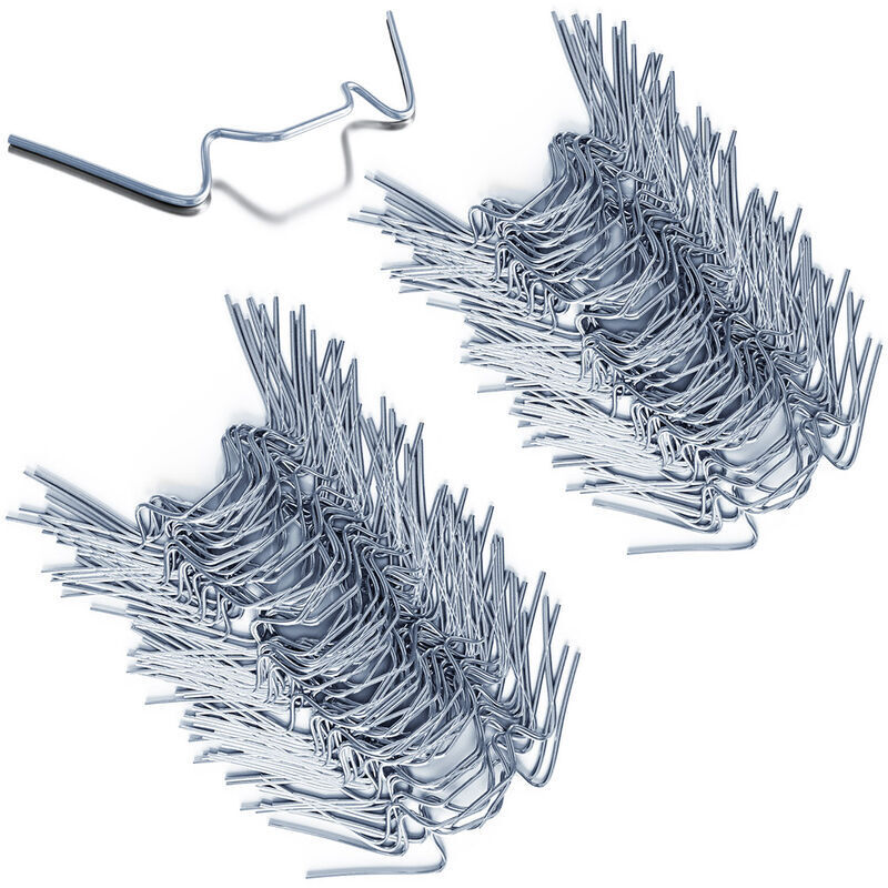 100 Gewächshaus-verglasungsclips, 1,5 Mm Dick, Edelstahl, Typ W, 100 Stück