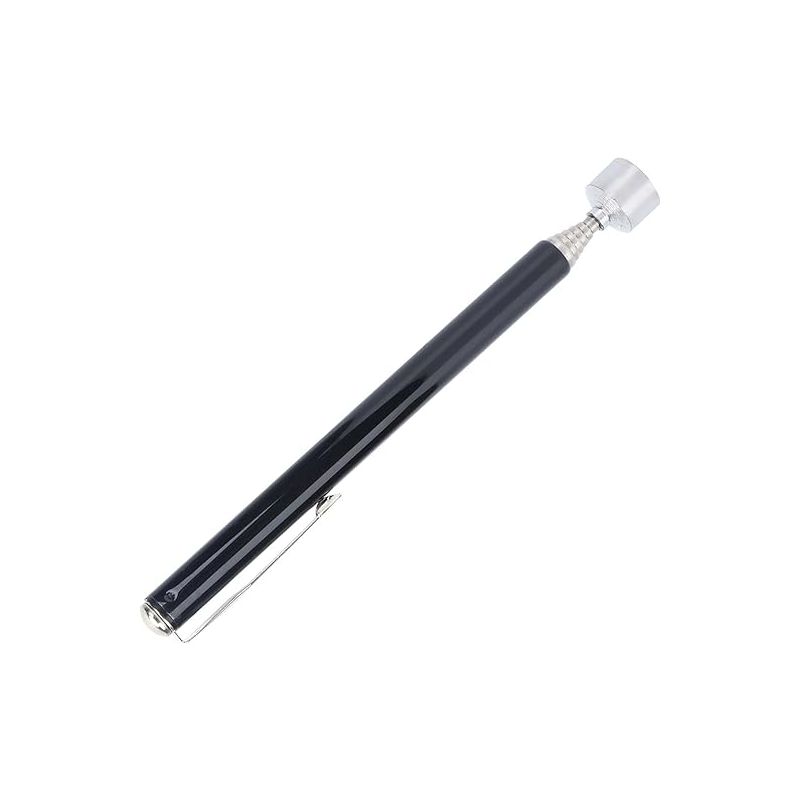 Teleskop-magnetwerkzeug, 900 G Magnetstab, 63,5 Cm Ausziehbarer Magnet Mit Taschenclip, Schwarz