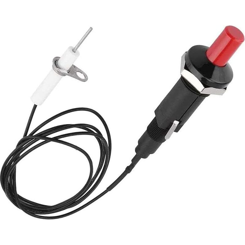 Piezoelektrische Zündung, Druckknopfzünder, Piezo-zündset, Funkenzündset Mit 1 M Kabel Für Gaskochfeld, Zünder, Keramik-küchenanzünder