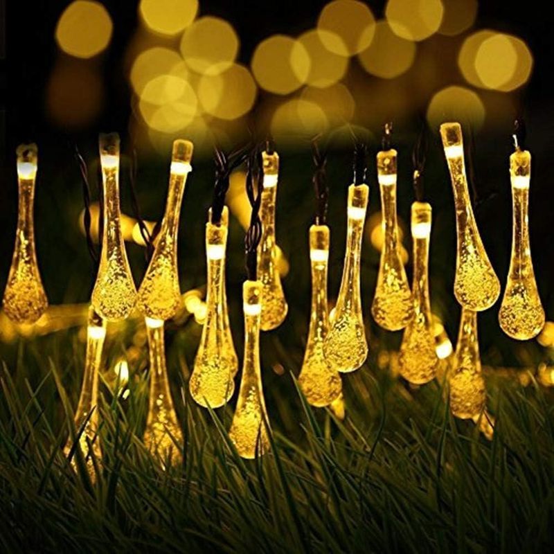 Solarbetriebene Led-lichterkette, Batteriebetrieben, Wasserdicht, 6,5 Meter Lang, 30 Leds, 8 Beleuchtungsmodi, Dekorativ Für Garten, Terrasse, Zuhause, Weihnachten, Ostern, Partys, Hochzeiten, Patio,