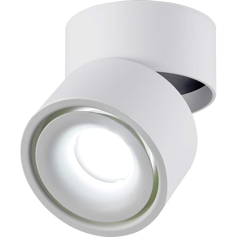 12-w-led-deckenstrahler, Verstellbarer Lampenwinkel, Deckenstrahler, Decken- Und Wandleuchte, Verstellbare Deckenstrahler, Led-deckenbeleuchtung, 10 X 10 X 10 Cm (weiß – 6000 K)