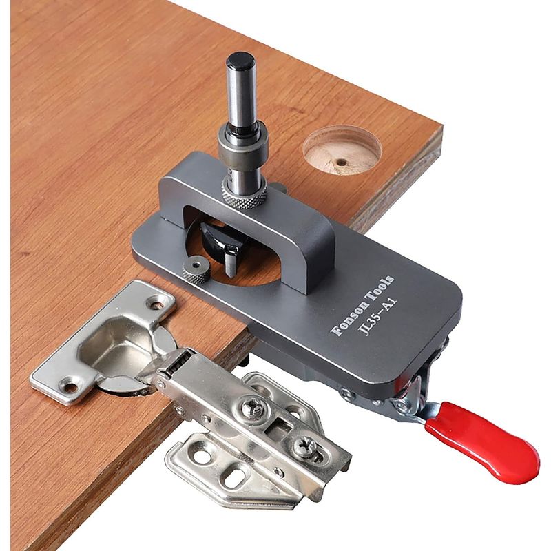 35-mm-lochstanze, Bohrschablone, Scharnierloch-suchwerkzeug Für Diy-türen, Schränke Und Holzbearbeitung