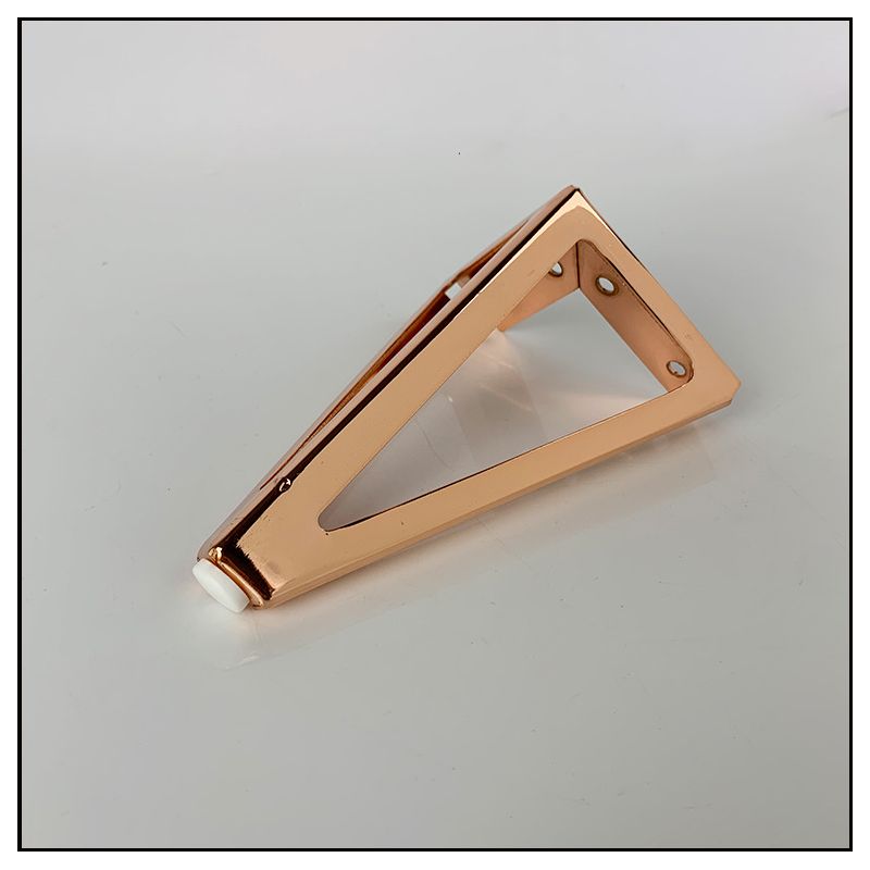 Set Mit Ersatzmöbelbeinen, 15 Cm, Dreieckig, Diy-tischbeine, Für Stühle, Schränke Und Sofas, Andere Möbelbeine (roségold, 1 Stück)