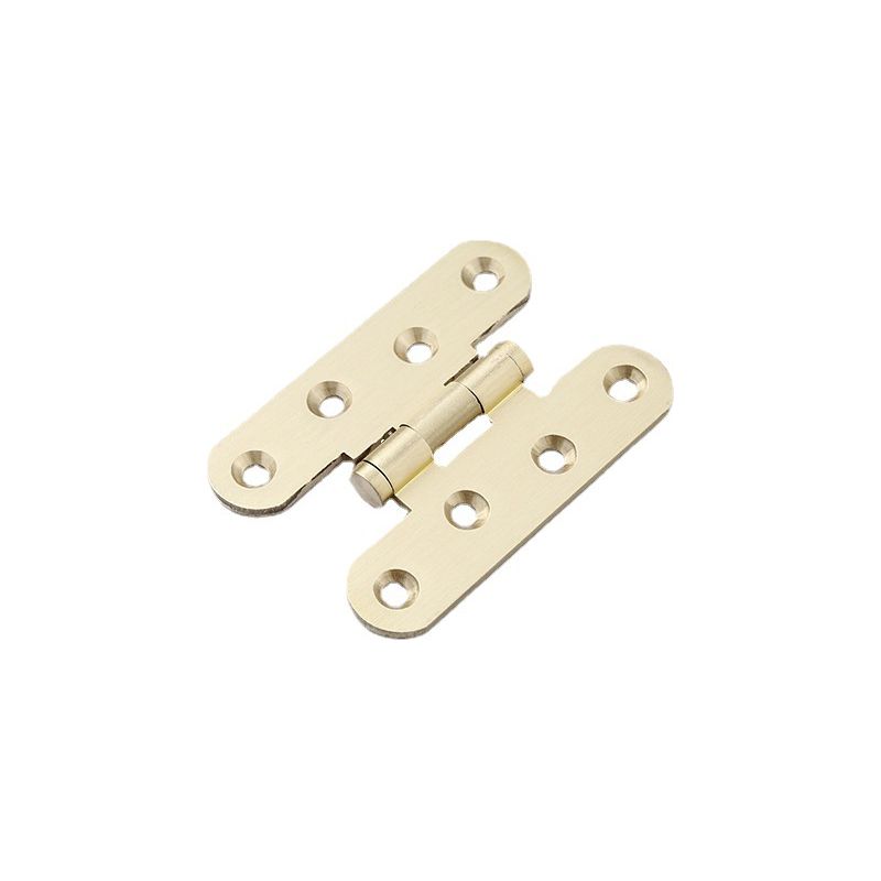 Set Aus 2 Polierten Messing-türbändern Für Wohnzimmertüren, Eichentüren (länge 70 Mm)