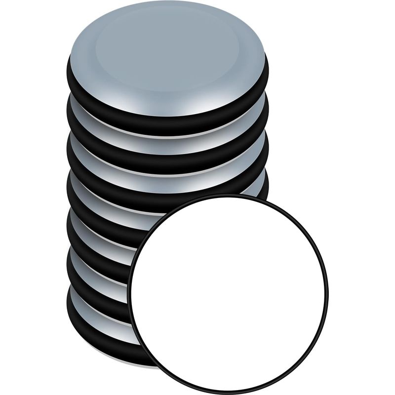 Möbelgleiter, 8 Selbstklebende Ptfe-teflon-möbelgleiter Für Glatte Böden Und Teppiche (25 Mm Rund, Zufällige Bodenfarbe)