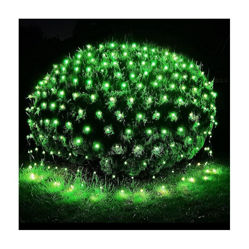 Lichterkette Mit 96 Leds, 1,5 M X 1,5 M, 8 Modi, Wasserdicht, Dimmbar, Für Schlafzimmer, Weihnachten, Hochzeiten, Partys, Zuhause, Garten, Umweltfreundlich