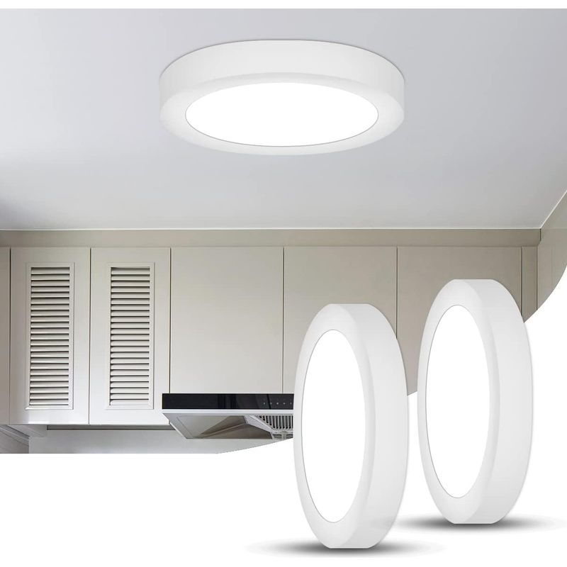 Led-deckenleuchte, 15 W, 6500 K Kaltweiß, Moderne Runde Deckenleuchte, Flache Led-deckenleuchte Für Schlafzimmer, Wohnzimmer, Esszimmer