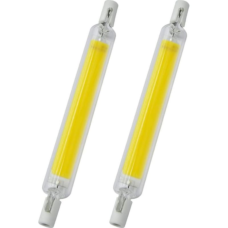 2er-pack 118 Mm 20 W 220 V R7s Hochleistungs-led-lampen, Doppelseitig Mit Cob-glas, Ersetzt Halogenlampen, Geringer Energieverbrauch, Natürliches Licht