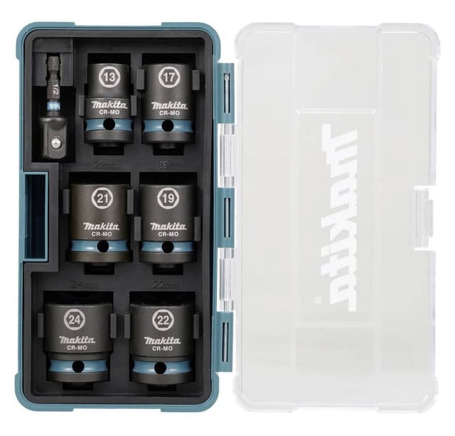 Schlagschrauber-Steckschlüsseleinsatz-Set 7teilig E-16592 - Makita