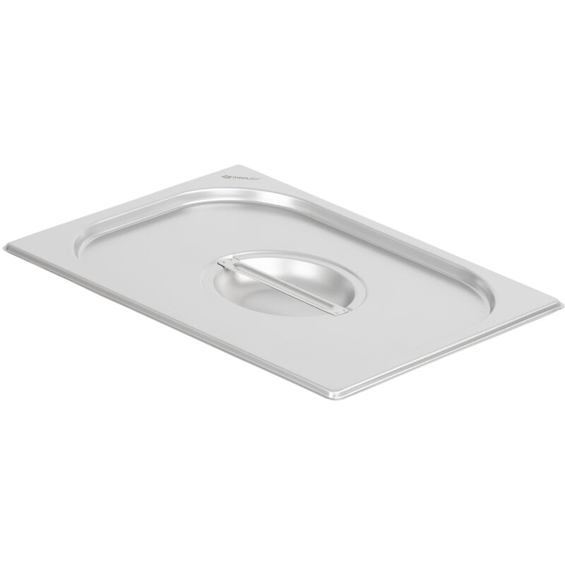 Mahlzeit - Deckel für 1/2 gn Behälter, Edelstahl Behälter-Deckel, Geeignet für 1/2 Gastro-Behälter