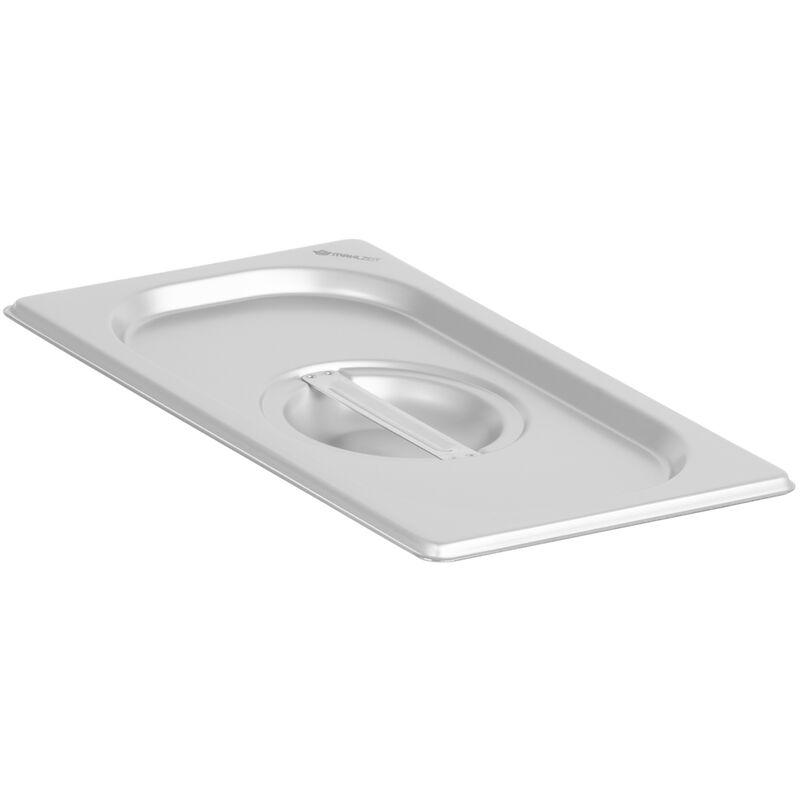 Mahlzeit - Deckel für 1/4 gn Behälter, Edelstahl Behälter-Deckel, Geeignet für 1/4 Gastro-Behälter