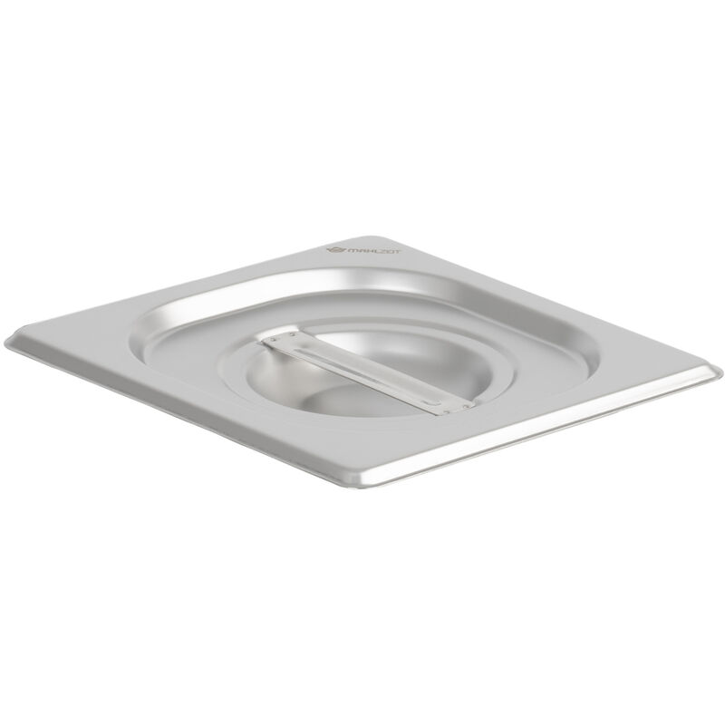 Mahlzeit - Deckel für 1/6 gn Behälter, Edelstahl Behälter-Deckel, Geeignet für 1/6 Gastro-Behälter
