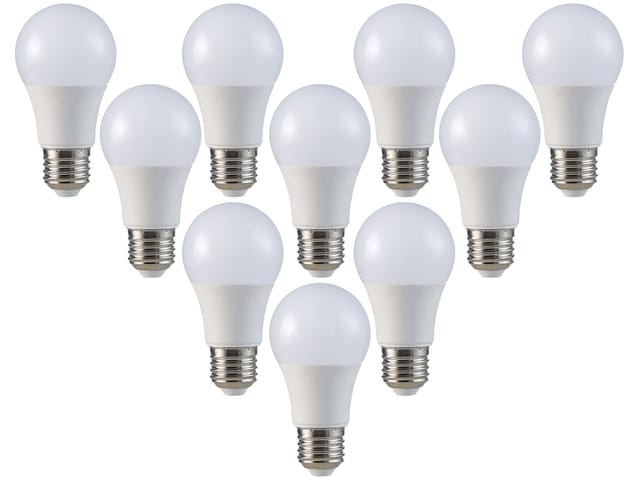 LED-Lampe VT-2099, E27, 8,5W, 4000K, 10 Stk - V-tac