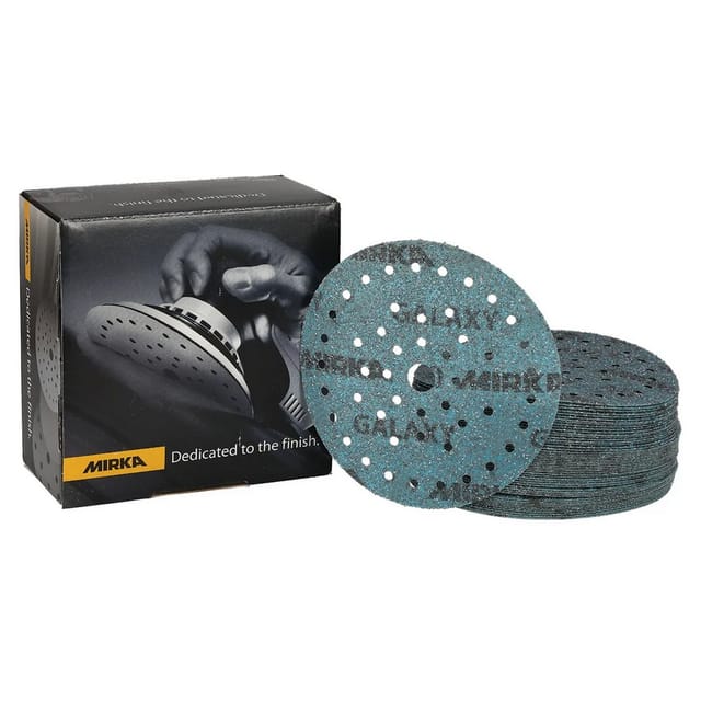 Galaxy 150mm Grip Multifit Schleifstreifen P60 - P400, 50 Stück nach Wahl, Körnung: K220 Körnung, Packungsinhalt: 50 Stück - Mirka