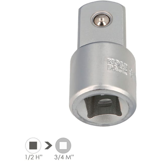 Reduzieradapter 1/2' Innengewinde auf 3/4' Außengewinde