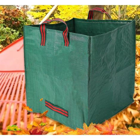 Lan 125l Quadratischer Gartenlaubsack, Faltbar (50×50×50cm)