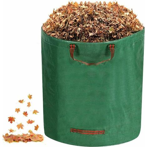 Reno-green 272l Gartenabfallsäcke Mit Griffen, Reißfest, Faltbar Und Wiederverwendbar.